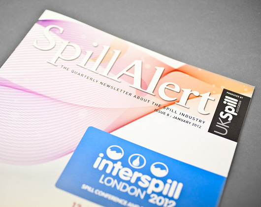 UK Spill Spill Alert Magazine, print design bakewell